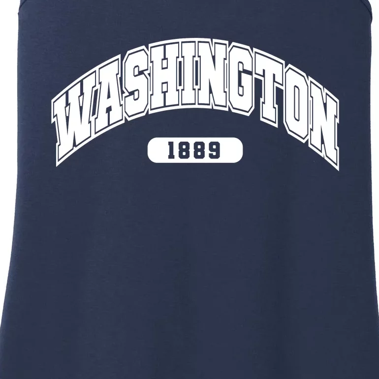 Washington Collegiate Style 1889 Ladies Essential Tank