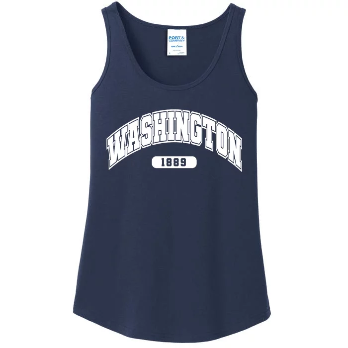 Washington Collegiate Style 1889 Ladies Essential Tank