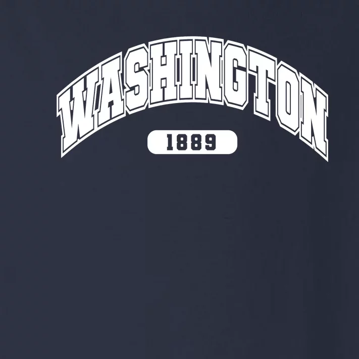 Washington Collegiate Style 1889 Toddler Long Sleeve Shirt