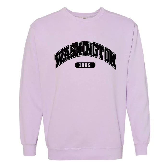 Washington Collegiate Style 1889 Garment-Dyed Sweatshirt