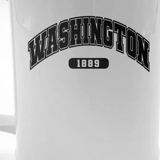 Washington Collegiate Style 1889 Front & Back Beer Stein