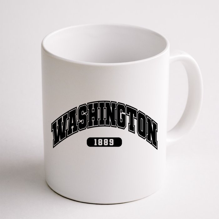 Washington Collegiate Style 1889 Front & Back Coffee Mug