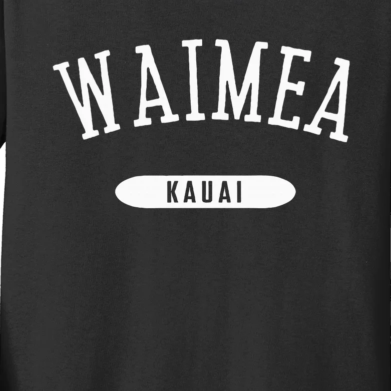 Waimea Classic Style Waimea Kauai Hawaii Hi Kids Long Sleeve Shirt