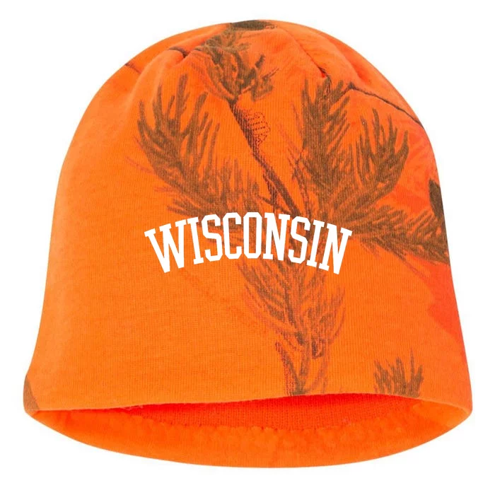 Wisconsin College Sports Fan Logo Kati - Camo Knit Beanie