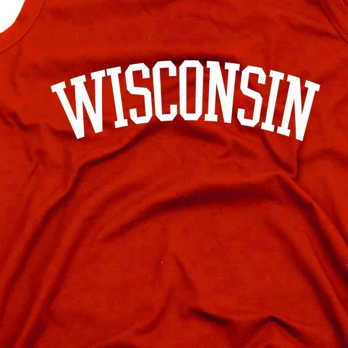 Wisconsin College Sports Fan Logo Tank Top