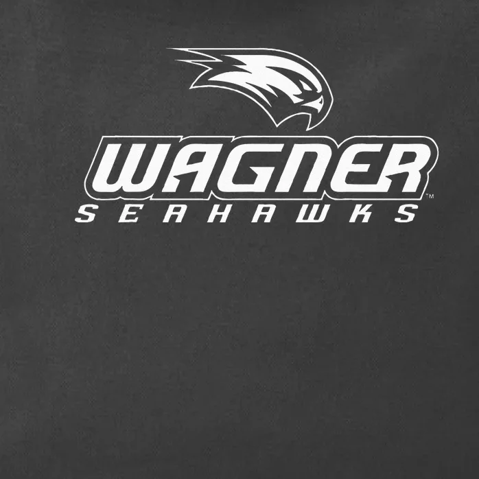 Wagner College Seahawks Fan Logo Zip Tote Bag