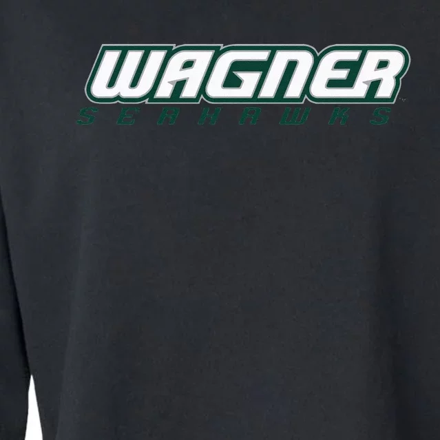 Wagner College Seahawks Horizontal Logo Cropped Pullover Crew