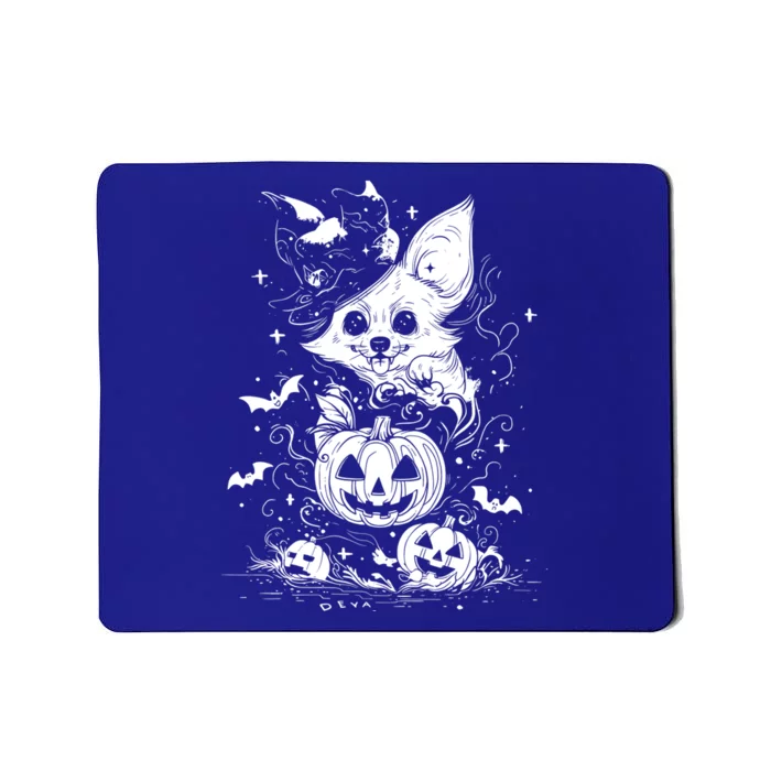 Welsh Corgi Spooky For Moonlight Halloween Cute Gift Mousepad