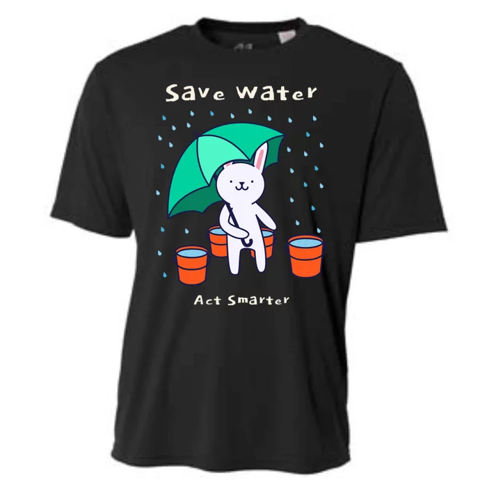 Water Conservation: Save Water Act Smarter Ecocool Giftconscious Gift Cooling Performance Crew T-Shirt