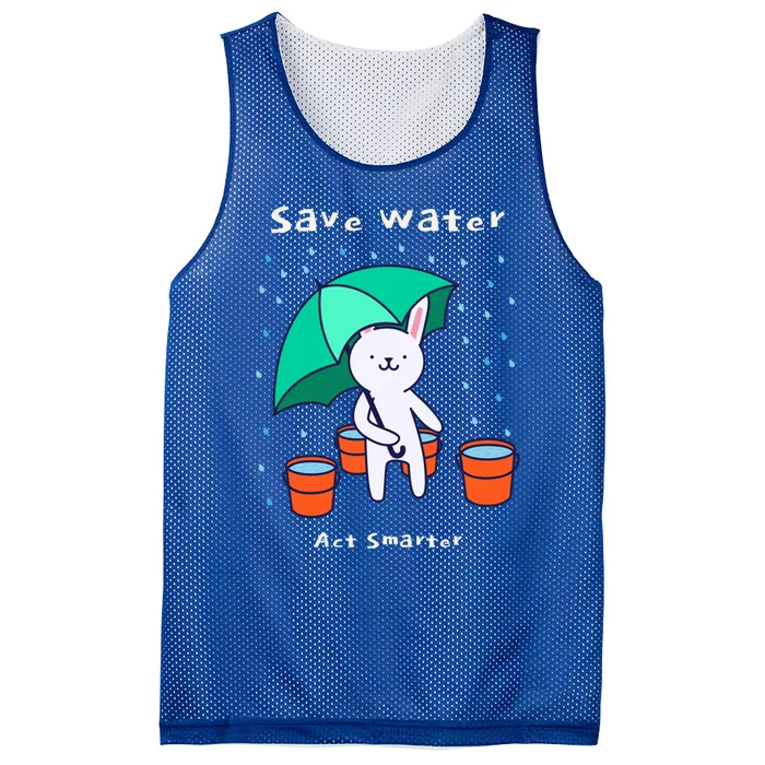 Water Conservation: Save Water Act Smarter Ecocool Giftconscious Gift Mesh Reversible Basketball Jersey Tank