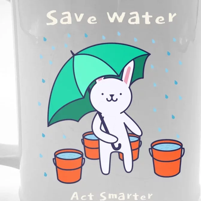 Water Conservation: Save Water Act Smarter Ecocool Giftconscious Gift Front & Back Beer Stein