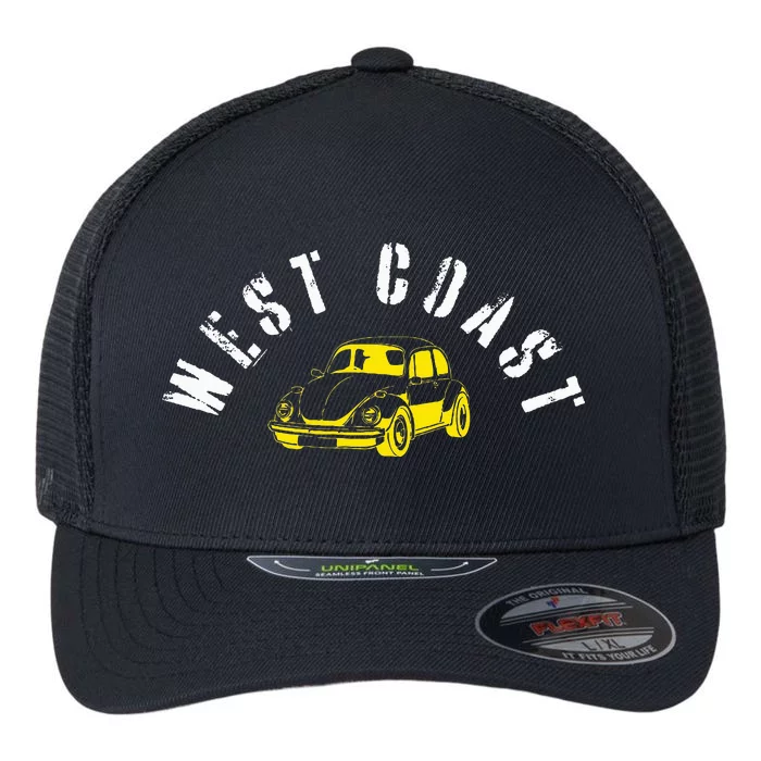 WEST COAST SUMMER BUGGIN' West Coast Best Coast Flexfit Unipanel Trucker Cap