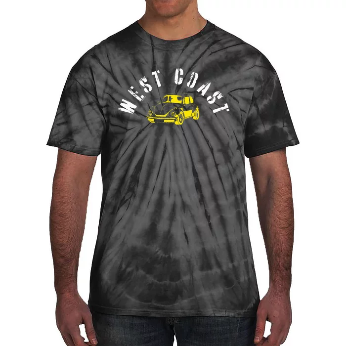 WEST COAST SUMMER BUGGIN' West Coast Best Coast Tie-Dye T-Shirt