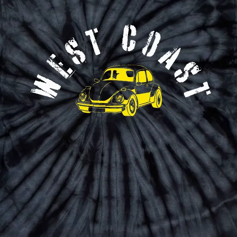 WEST COAST SUMMER BUGGIN' West Coast Best Coast Tie-Dye T-Shirt