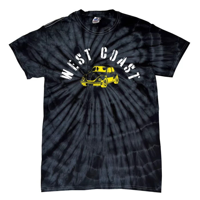 WEST COAST SUMMER BUGGIN' West Coast Best Coast Tie-Dye T-Shirt