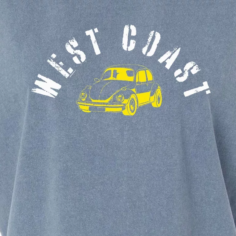 WEST COAST SUMMER BUGGIN' West Coast Best Coast Garment-Dyed Women's Muscle Tee