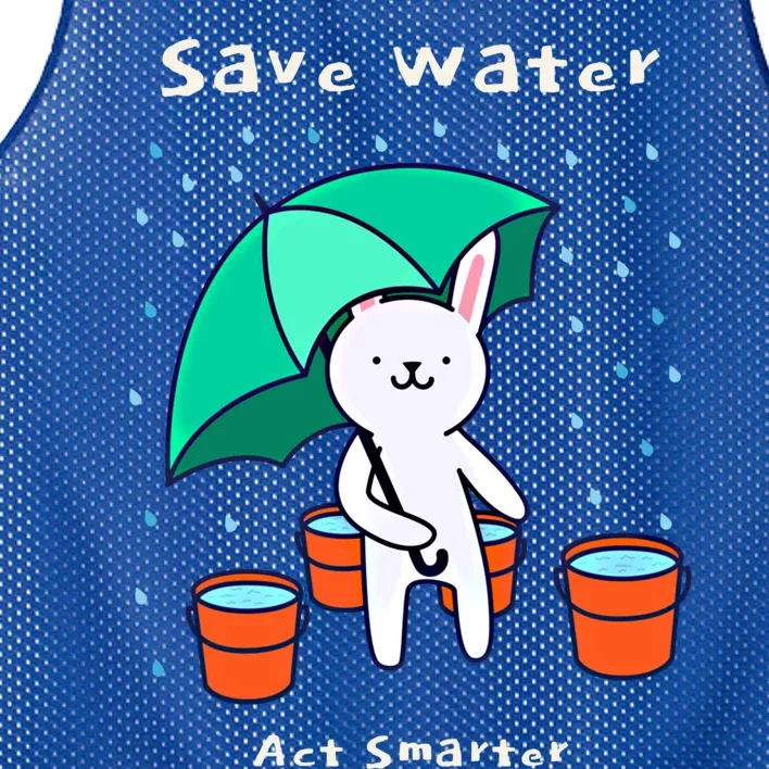 Water Conservation: Save Water Act Smarter Ecogreat Giftconscious Gift Mesh Reversible Basketball Jersey Tank