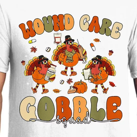 Wound Care Turkey Gobble Squad Wound Specialist Thanksgiving Pajama Set