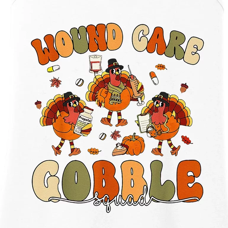 Wound Care Turkey Gobble Squad Wound Specialist Thanksgiving Ladies Essential Tank