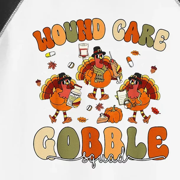 Wound Care Turkey Gobble Squad Wound Specialist Thanksgiving Toddler Fine Jersey T-Shirt