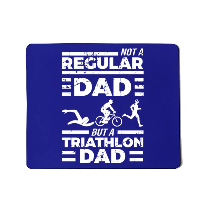 World Coolest Triathlon Dad For Triathlete Daddy Gift Mousepad