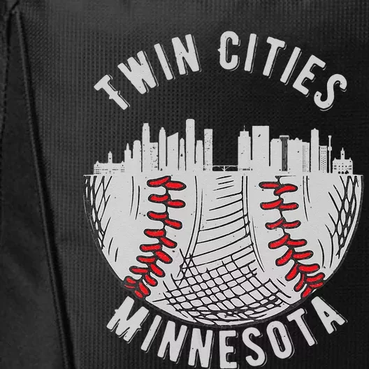 Womens Cool Twin Cities Minnesota MN Baseball Skyline St. Paul MPLS City Backpack