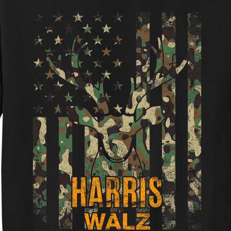 Walz Camo Tim Walz Camo Harris Walz 2024 Tim Waltz Camo Tall Sweatshirt