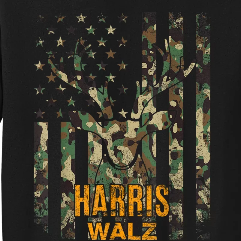 Walz Camo Tim Walz Camo Harris Walz 2024 Tim Waltz Camo Tall Sweatshirt