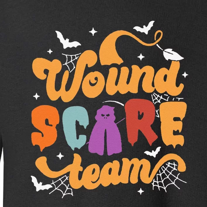 Wound Care Team Halloween Team Crew Nurse Practitioner Toddler Sweatshirt