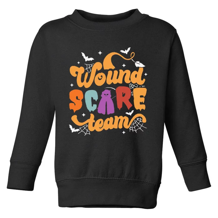 Wound Care Team Halloween Team Crew Nurse Practitioner Toddler Sweatshirt