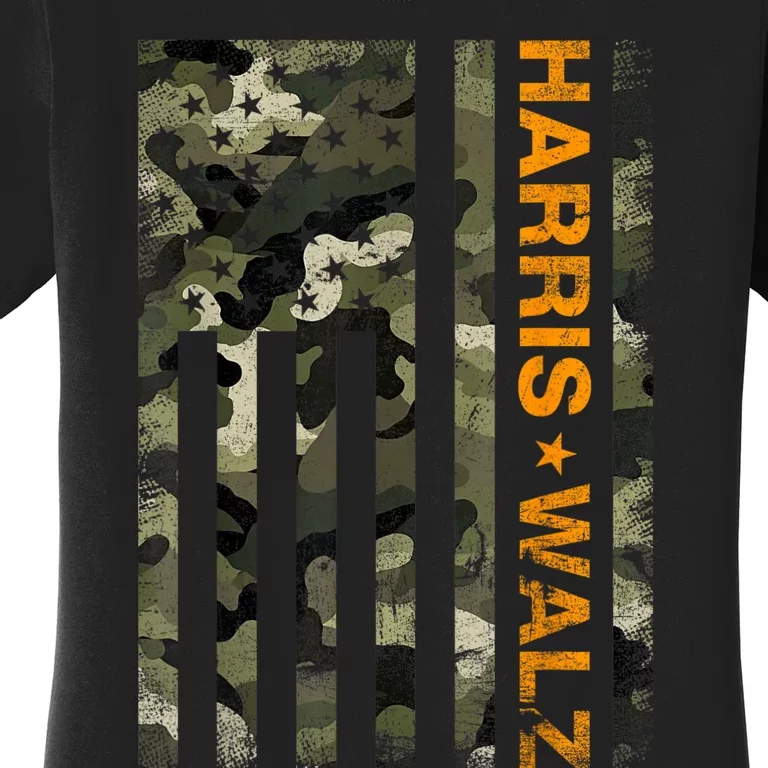 Walz Camo Tim Walz Camo Harris Walz 2024 Tim Waltz Camo Women's T-Shirt