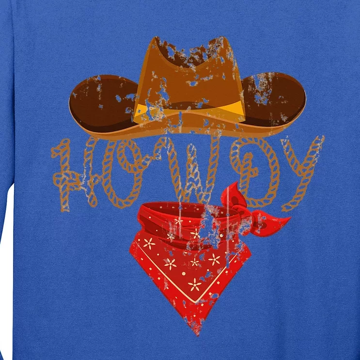 Western Cowboy Tees Howdy Long Sleeve Shirt