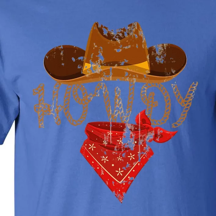 Western Cowboy Tees Howdy Tall T-Shirt