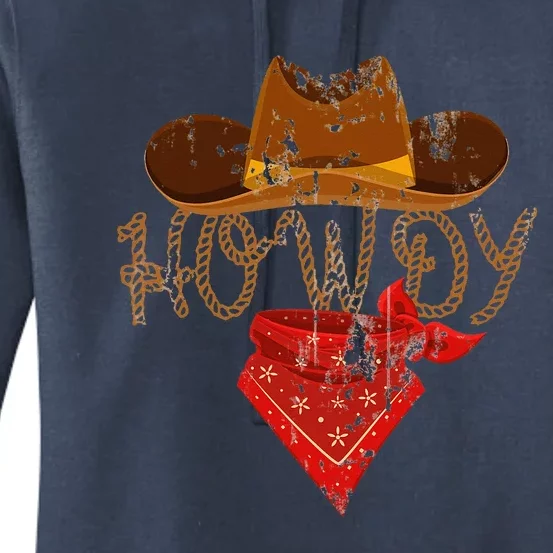 Western Cowboy Tees Howdy Women's Pullover Hoodie