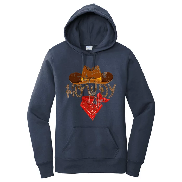 Western Cowboy Tees Howdy Women's Pullover Hoodie