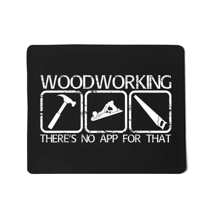 Woodworking Carpentry Tools Funny Carpenter's Mousepad