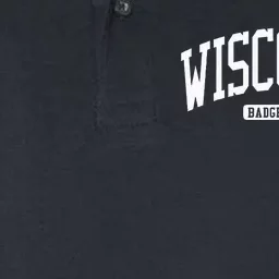 Wisconsin College University Style Softstyle Adult Sport Polo