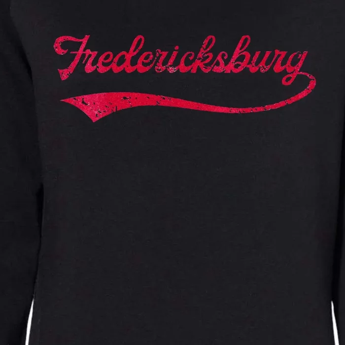 Womens College University Style Fredericksburg National Baseball Womens California Wash Sweatshirt