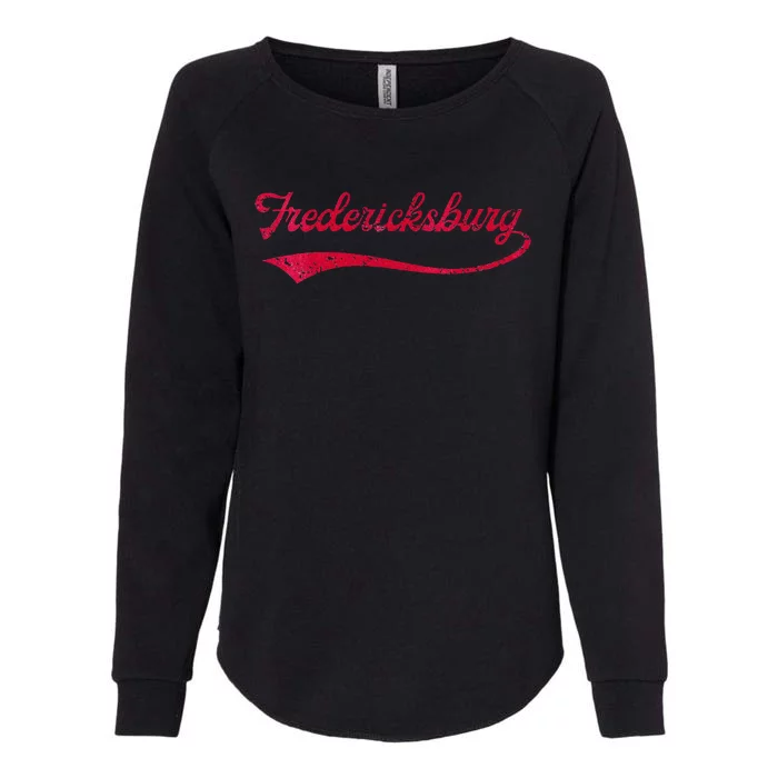 Womens College University Style Fredericksburg National Baseball Womens California Wash Sweatshirt