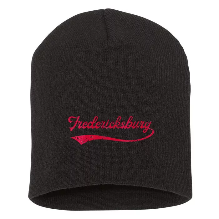 Womens College University Style Fredericksburg National Baseball Short Acrylic Beanie