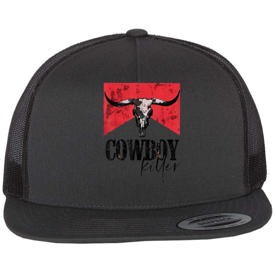 Custom Cow Skull Rodeo Cowboy Vintage Rope Snapback Hat Cap