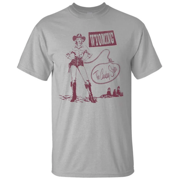 Wyoming Cowgirl Vintage Tall T-Shirt