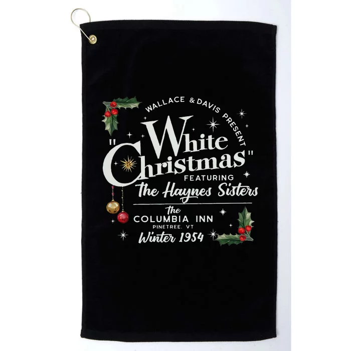 White Christmas Wallace And Davis Haynes Sister Platinum Collection Golf Towel