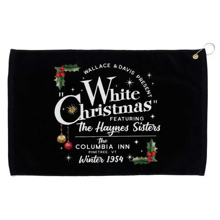 White Christmas Wallace And Davis Haynes Sister Grommeted Golf Towel