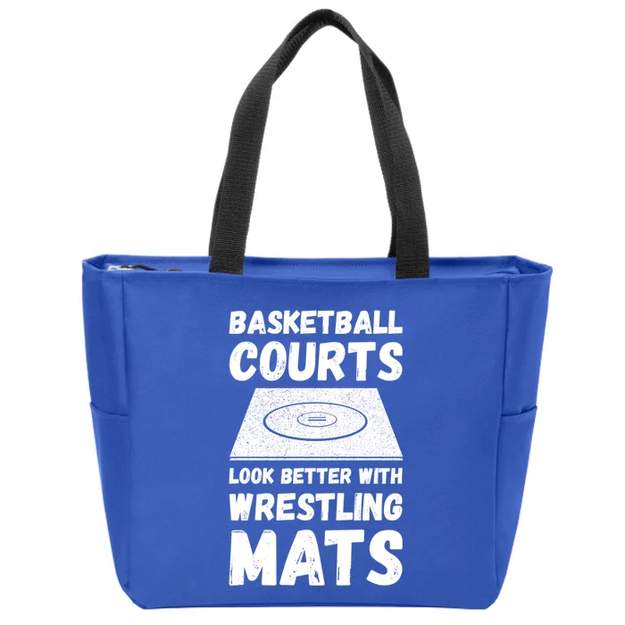 Wrestling Coach Wrestling Games Contact Sport Wrestler Great Gift Zip Tote Bag