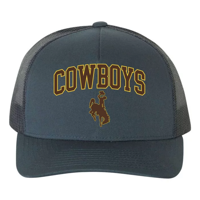 W.Y.O.M.I.N.G Cowboys Yupoong Adult 5-Panel Trucker Hat