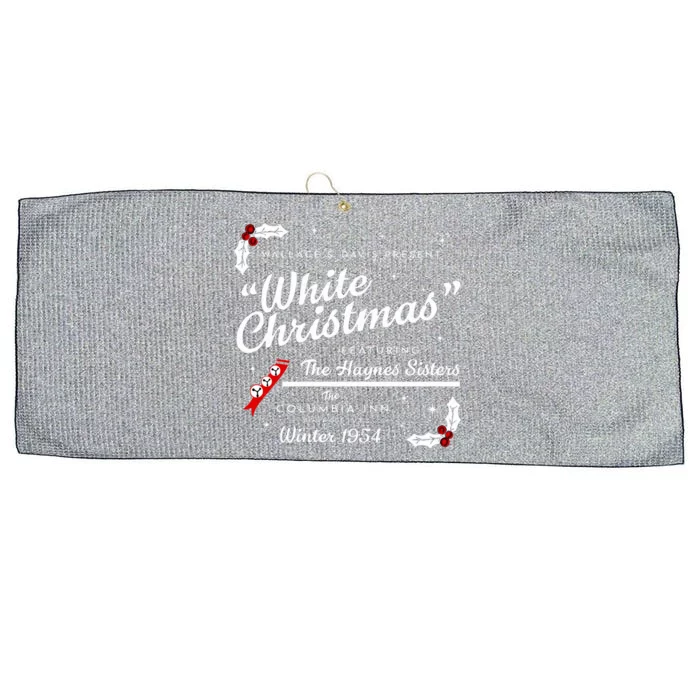 White Christmas Wallace And Davis Haynes Sister Large Microfiber Waffle Golf Towel