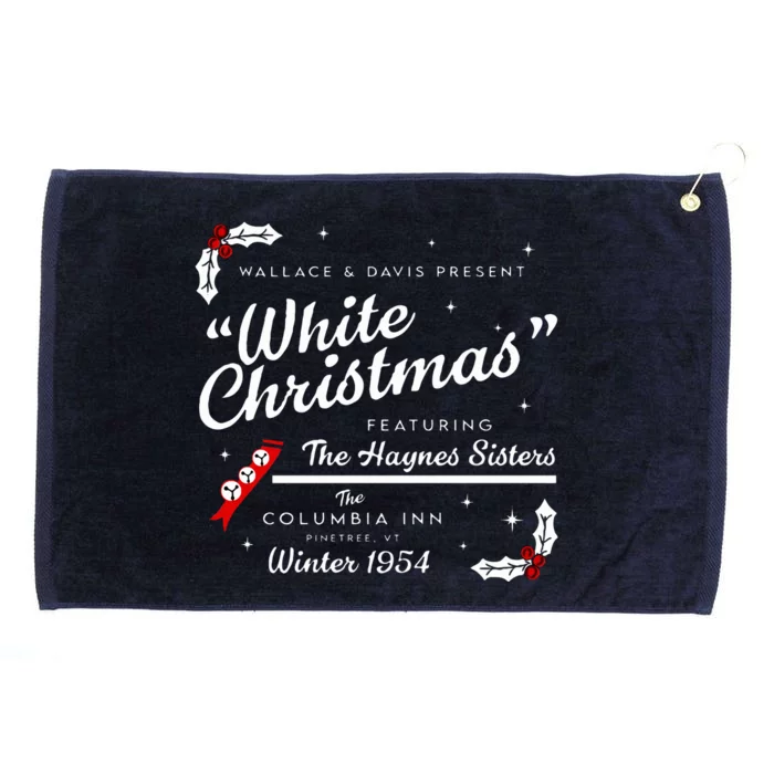 White Christmas Wallace And Davis Haynes Sister Grommeted Golf Towel