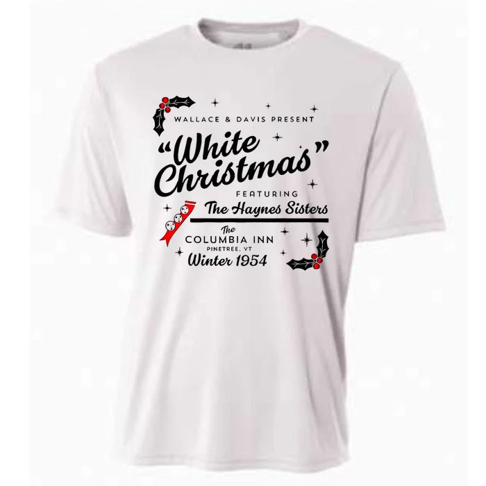 White Christmas Wallace And Davis Haynes Sister Matching Cooling Performance Crew T-Shirt