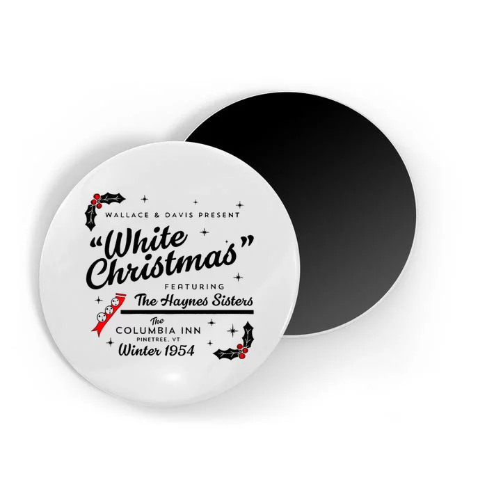 White Christmas Wallace And Davis Haynes Sister Matching Magnet